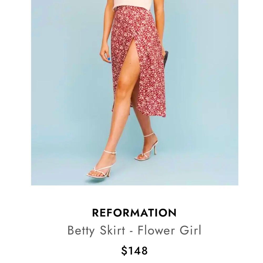 NWOT Reformation Betty Skirt